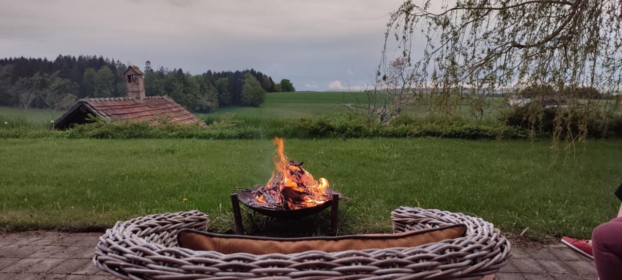 Les Abeilles Bed & Breakfast Romont Екстериор снимка
